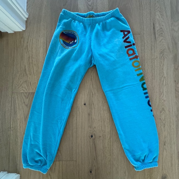 Aviator Nation bright blue joggers in XL - Picture 1 of 4